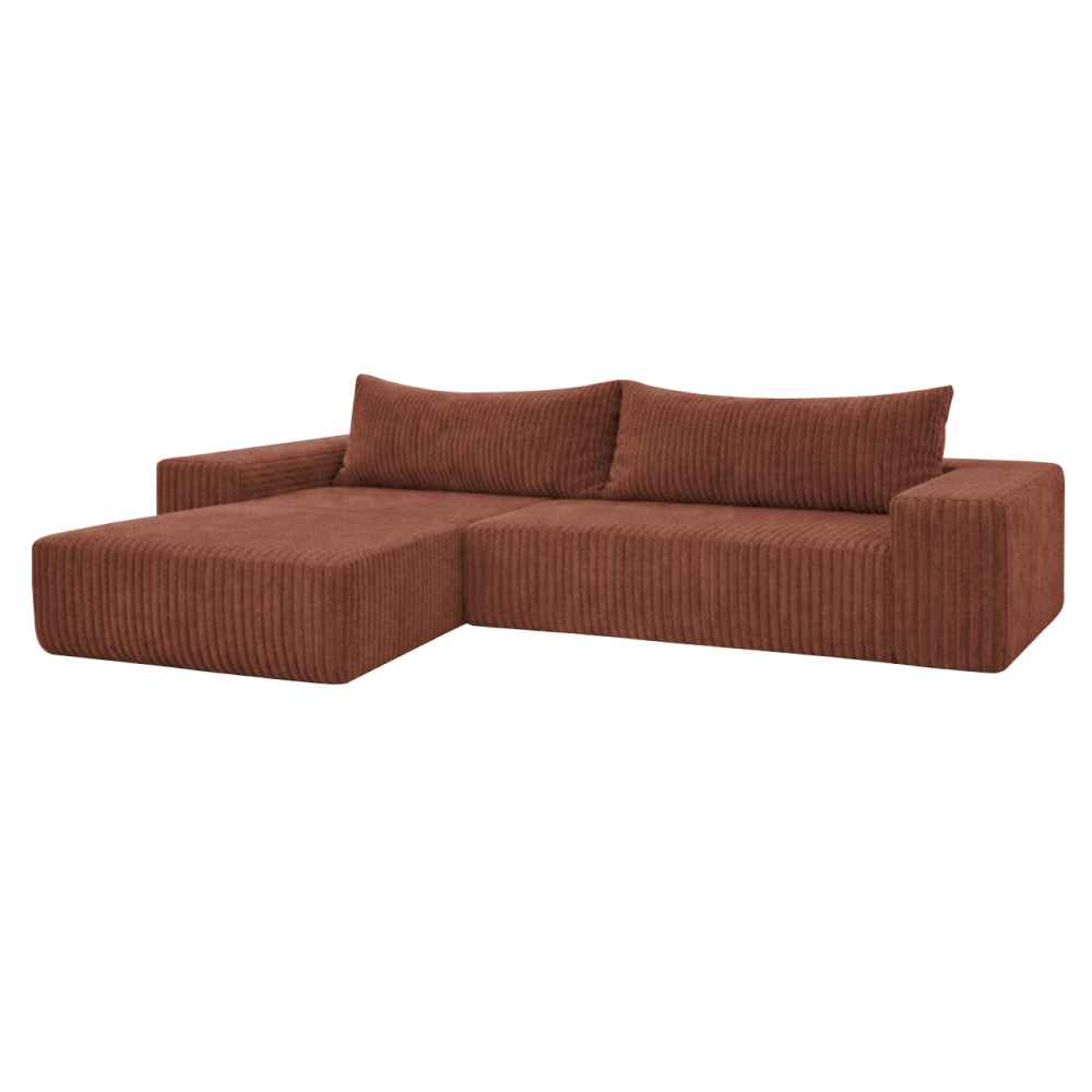 Set de canapea universal PREMA ROH UNI, maro