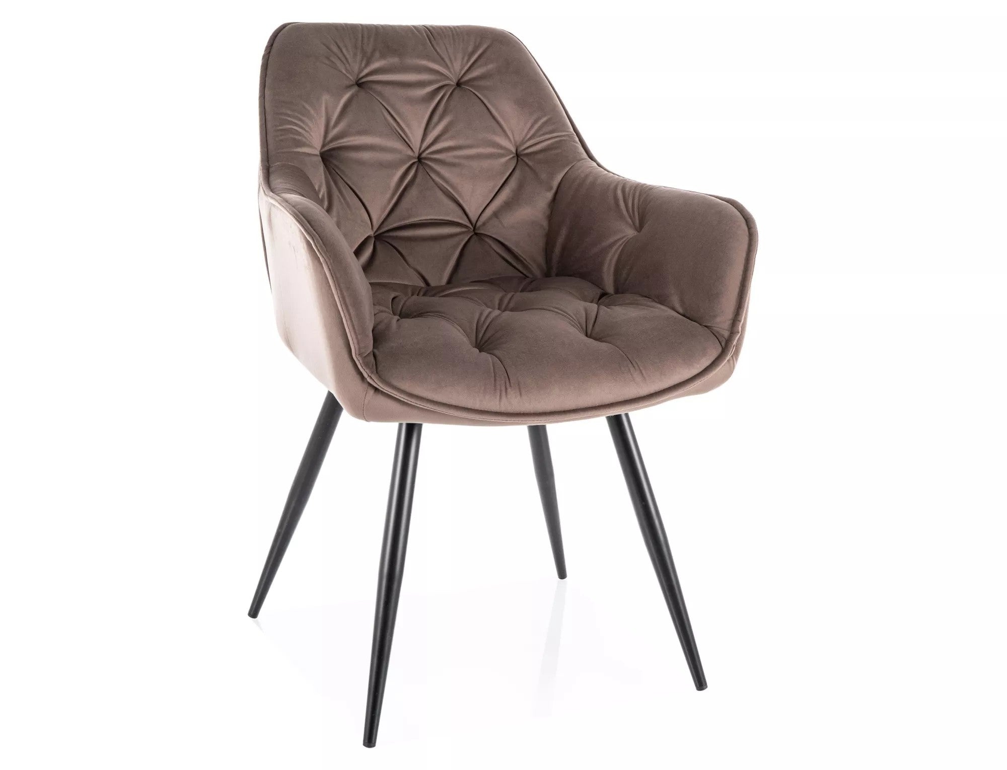 Scaun CHERRY, cappuccino/negru