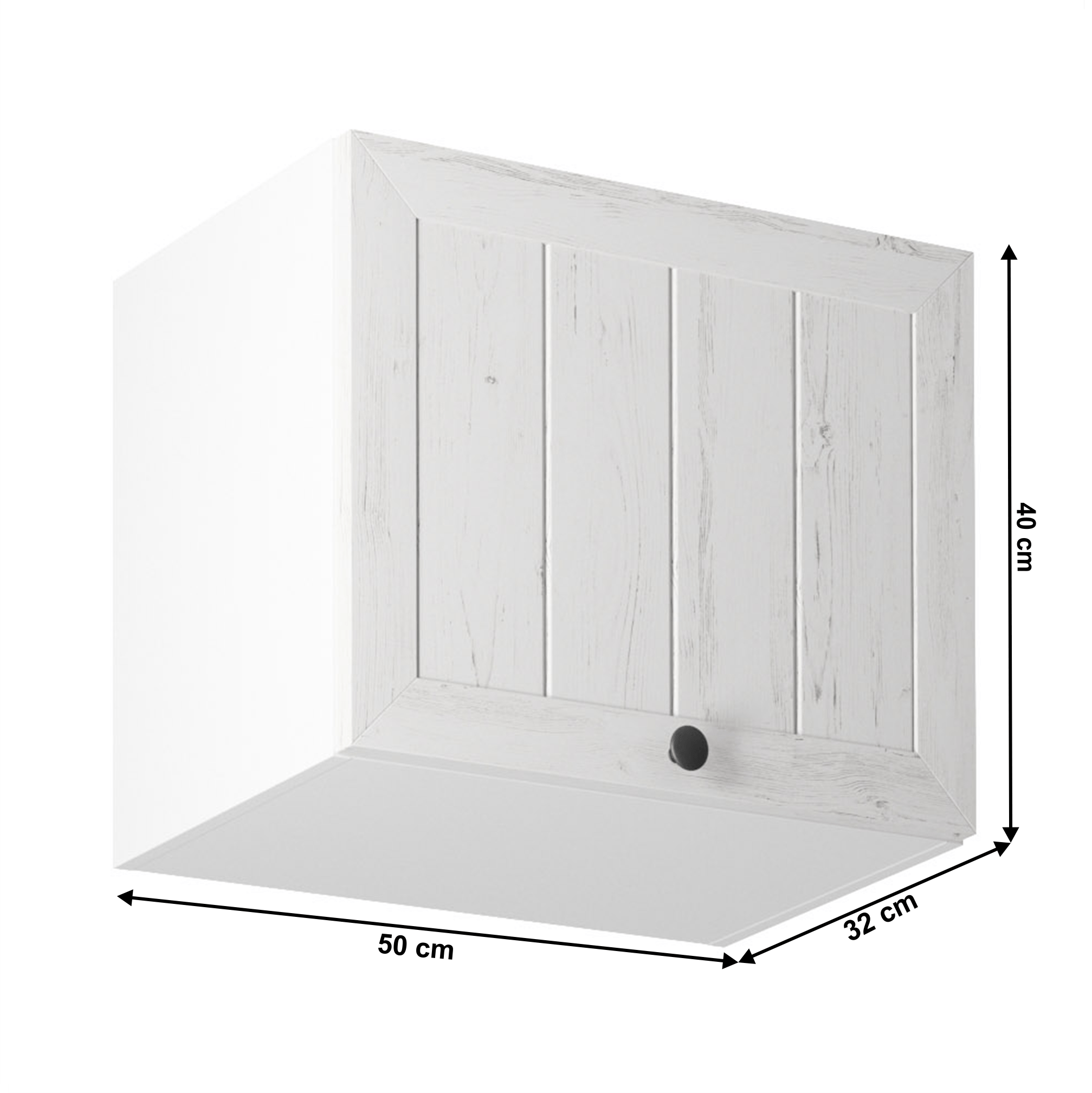 Dulap bucatarie modular alb/pin Andersen PROVENCE, vedere 3