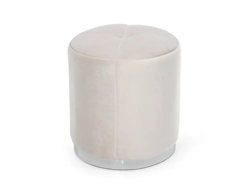 Taburet rotund din catifea,Lady – Maxinova (imaginea 3)