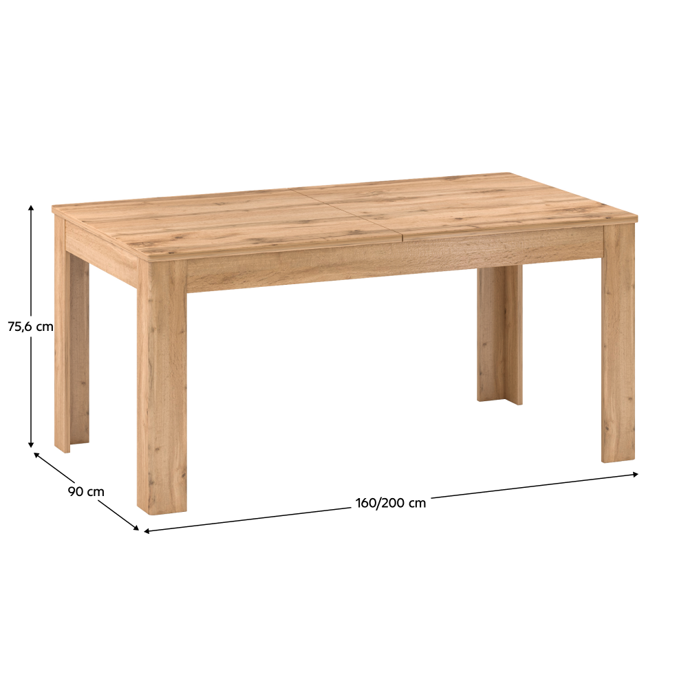 Masa dining PUSAN, stejar