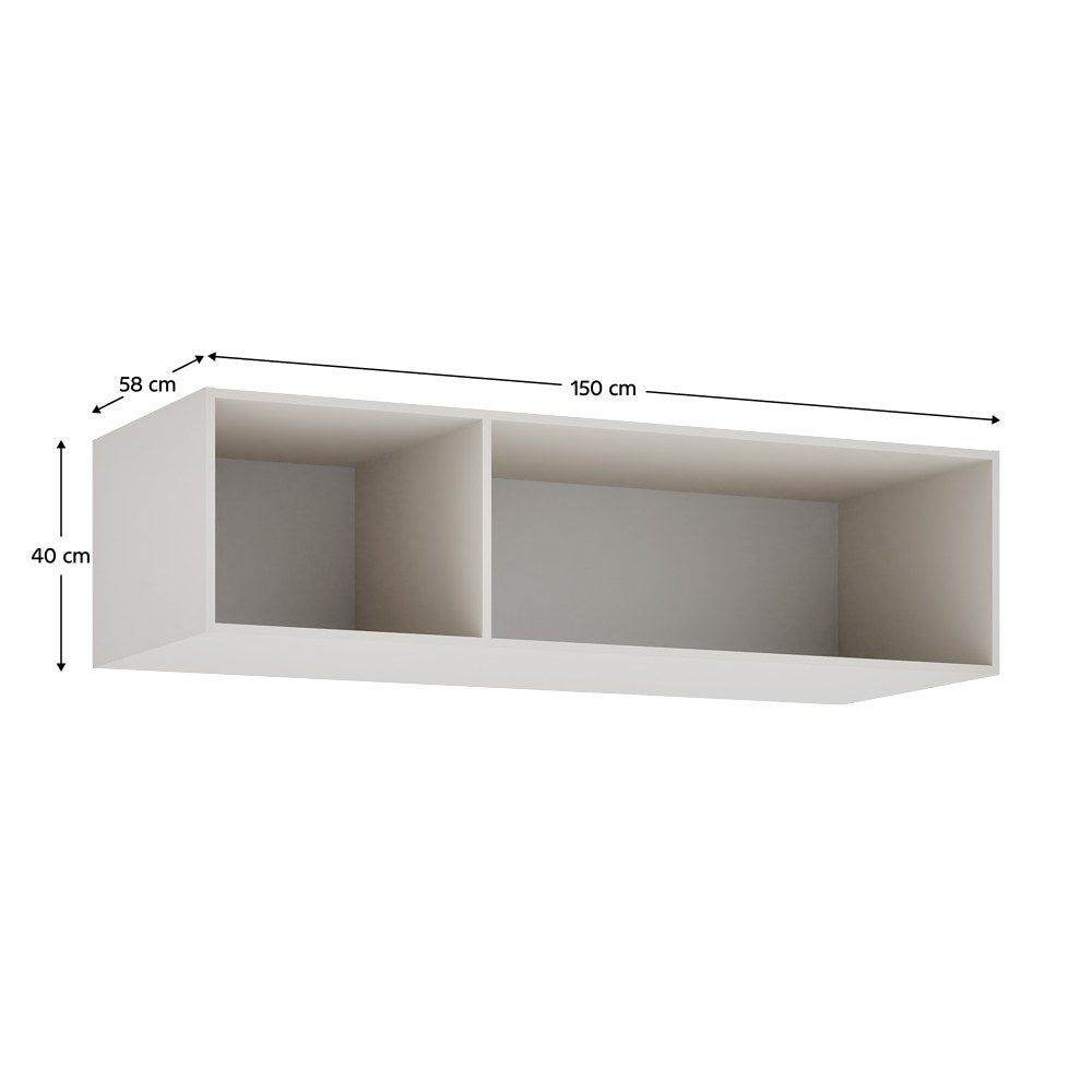 Raft dulap Kreo – schiță cu dimensiuni