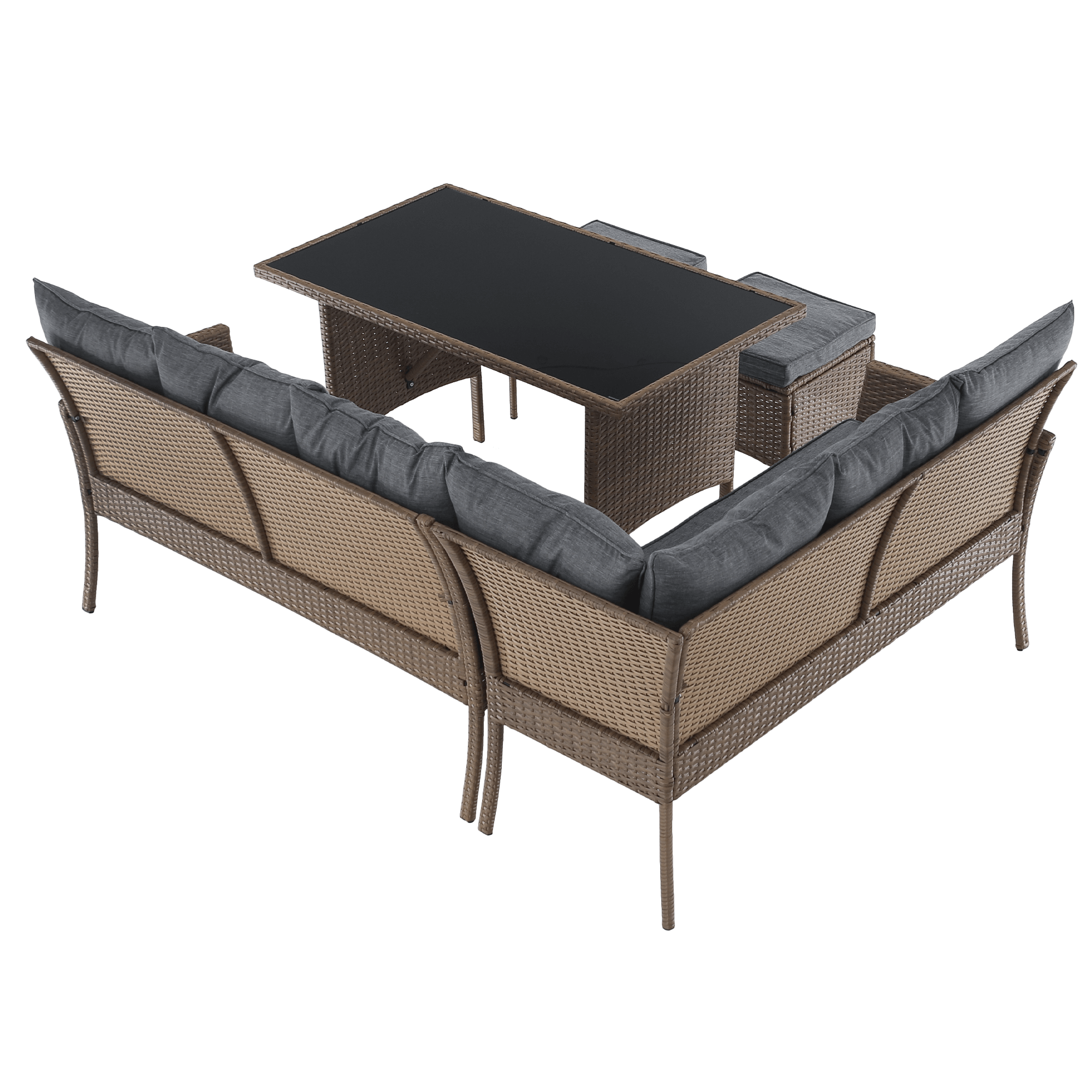 Set gradina RANDI, gri deschis
