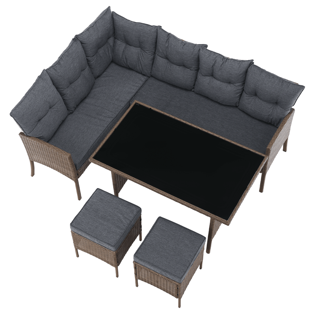 Set gradina RANDI, gri deschis