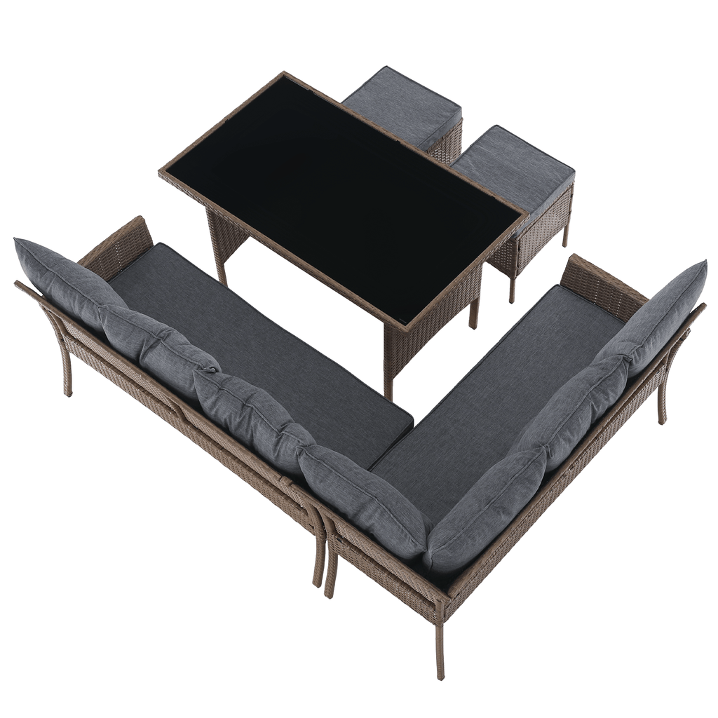 Set gradina RANDI, gri deschis