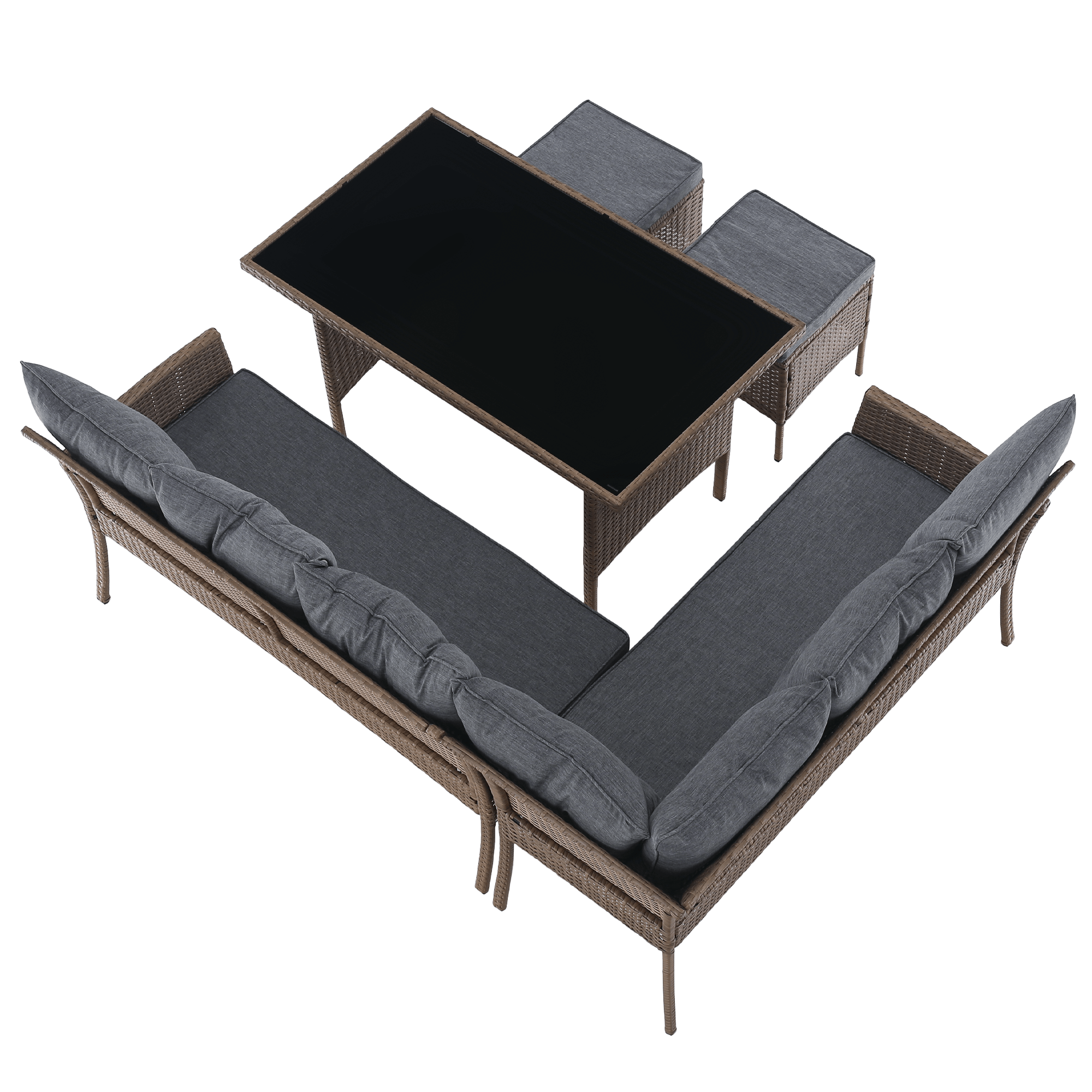 Set gradina RANDI, gri deschis