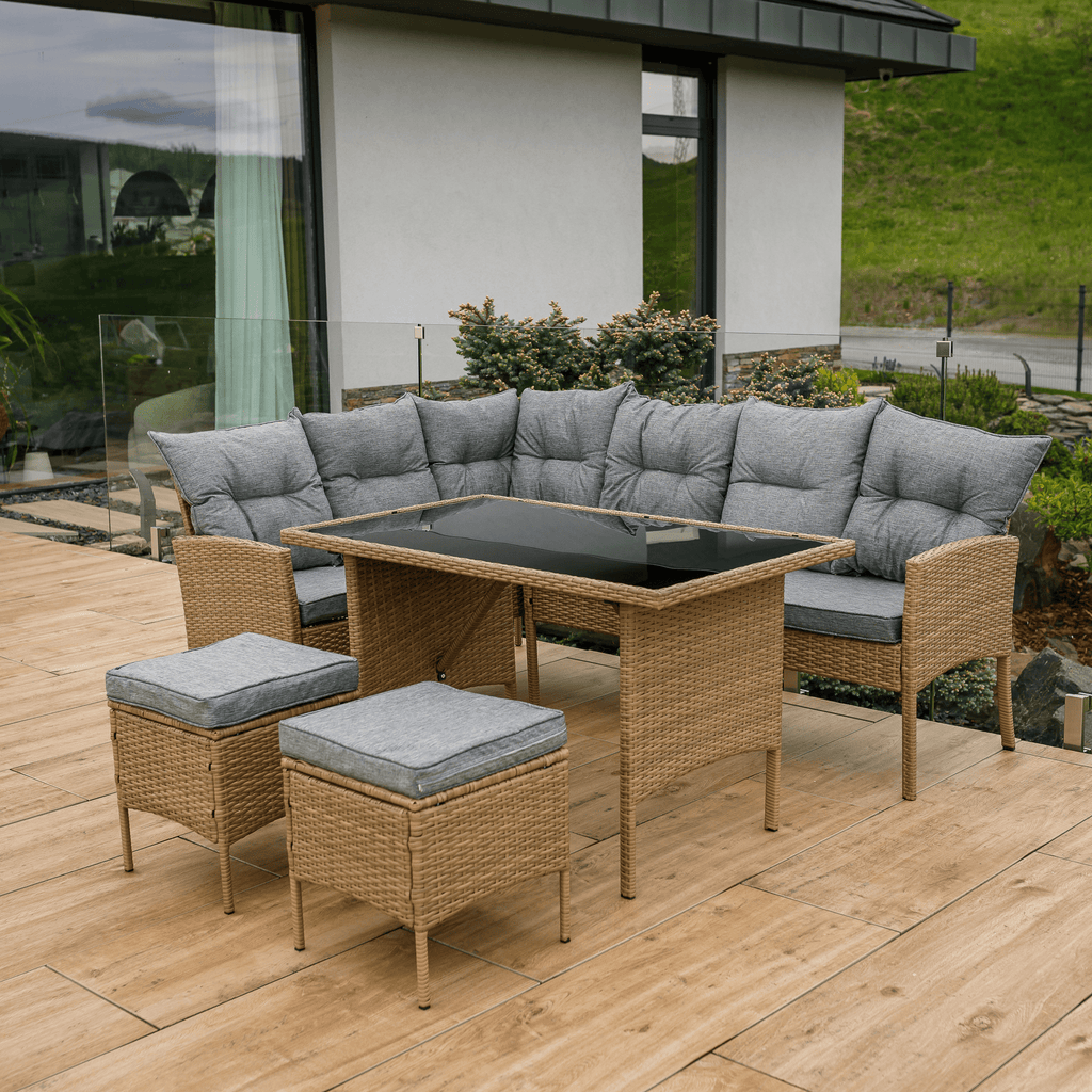 Set gradina RANDI, gri deschis