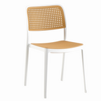 Scaun RAVID TIP 1, stivuibil, alba/bej