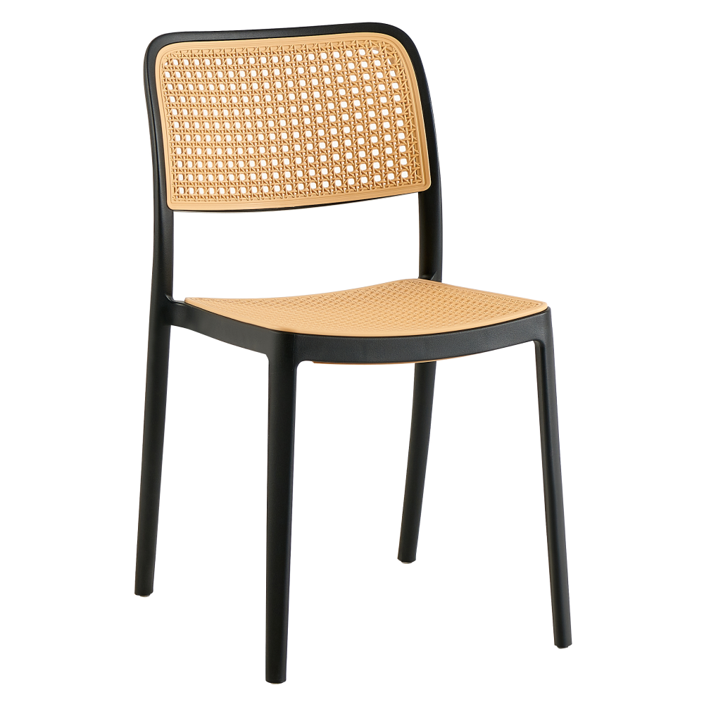 Scaun RAVID, negru / bej