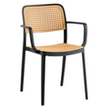 Scaun RAVID, negru / bej