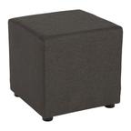 Taburet REGOR, tesatura Twist, gri-maro