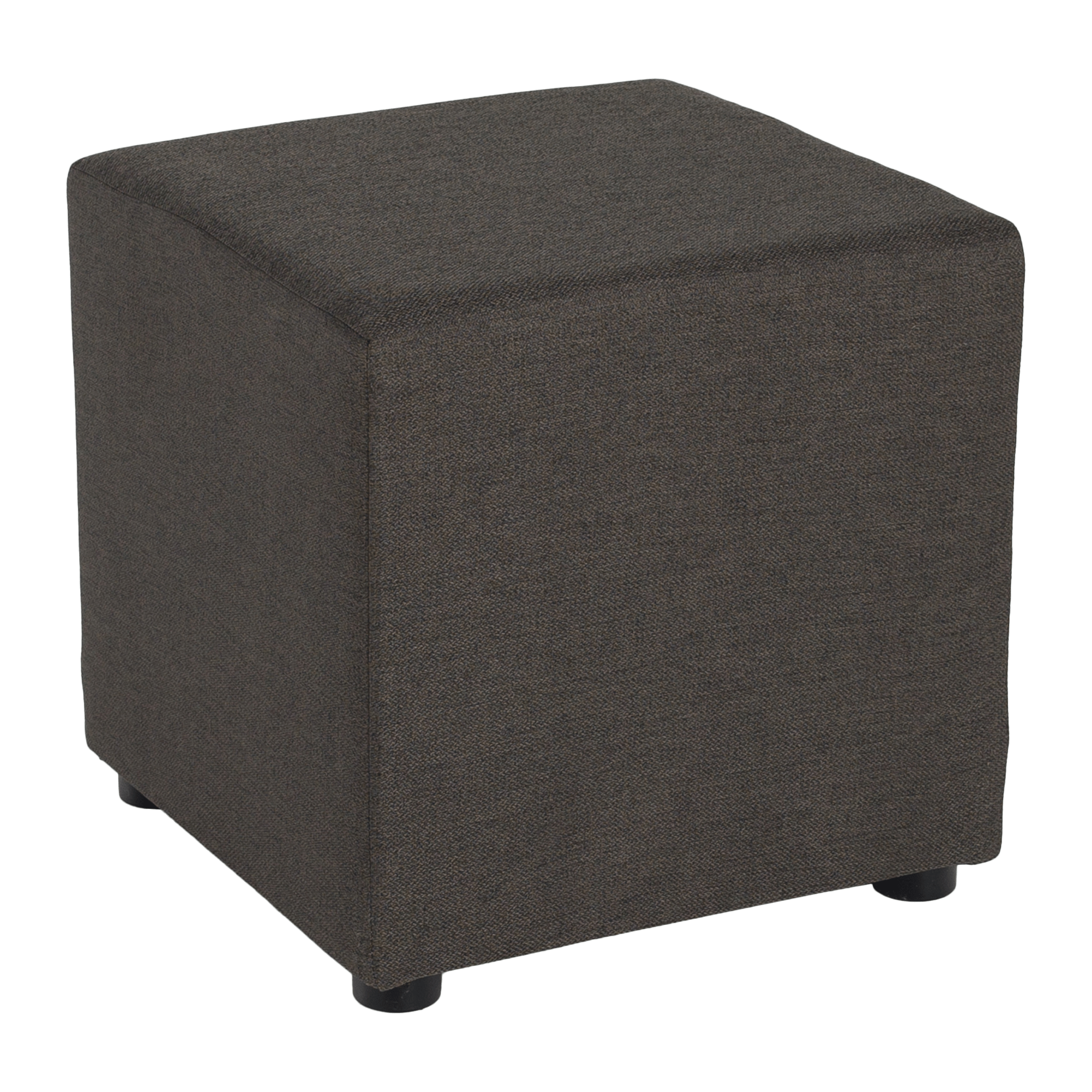 Taburet REGOR, tesatura Twist, gri-maro