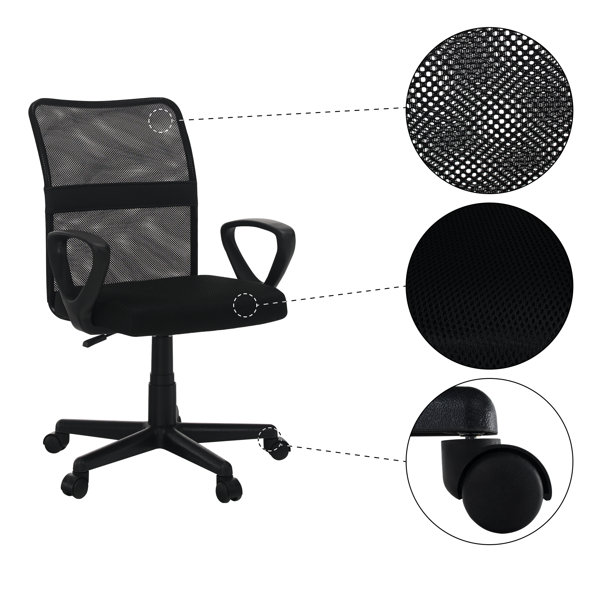 Scaun de birou reglabil REMO 3 NEW, vedere 4