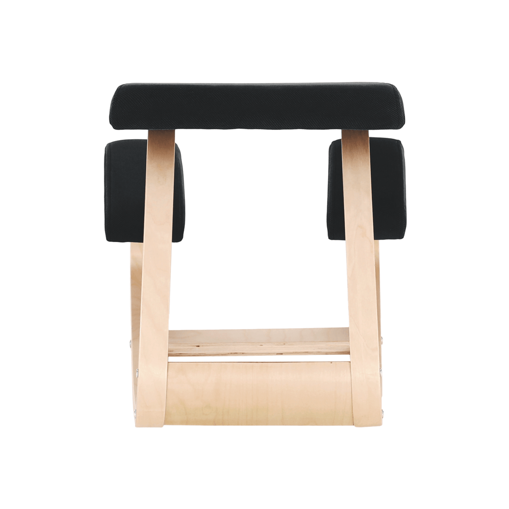 Scaun genunchi, negru / natural, RENAR