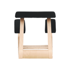Scaun kneeling RENAR, negru / natural