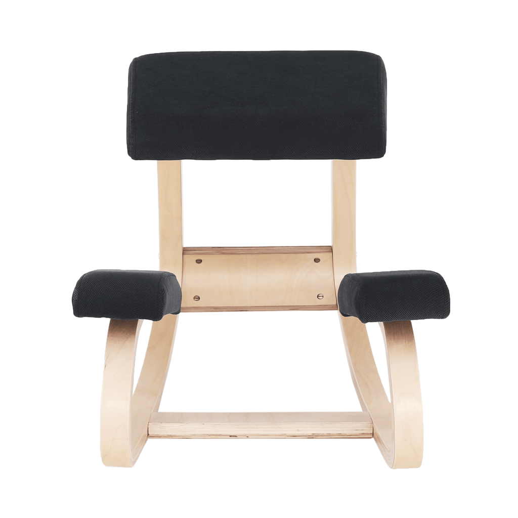 Scaun genunchi, negru / natural, RENAR