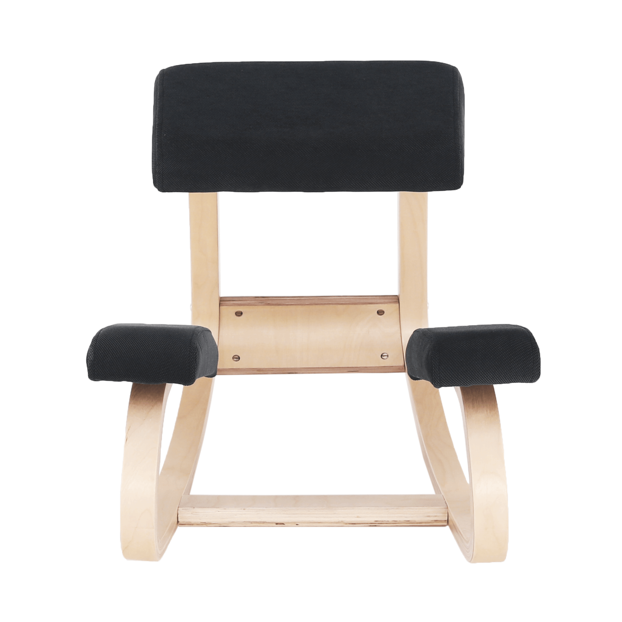 Scaun genunchi, negru / natural, RENAR