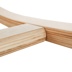 Scaun kneeling RENAR, negru / natural
