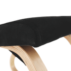 Scaun genunchi, negru / natural, RENAR