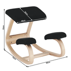 Scaun ergonomic tapitat RENAR, vedere 4