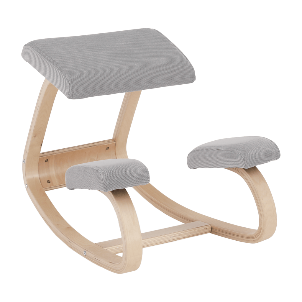 Scaun in genunchi, gri-maro Taupe / natural, RENAR