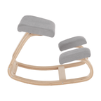 Scaun in genunchi, gri-maro Taupe / natural, RENAR
