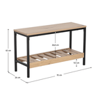 Pantofar REST, stejar / negru