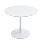Masa dining REVENTON, alb mat