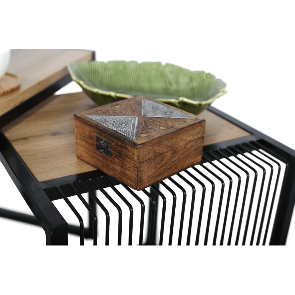 Masuta de cafea RIMBO, stejar / negru