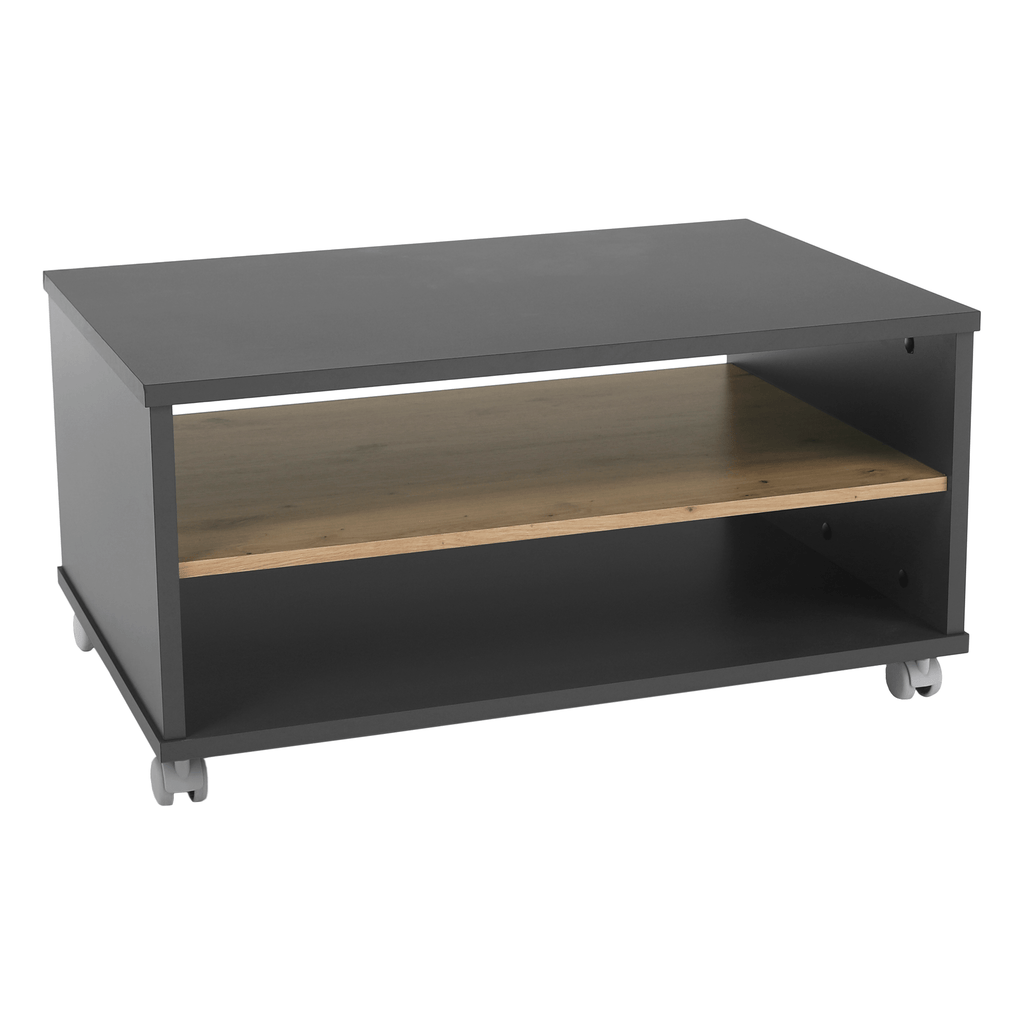 Masuta de cafea RIOMA NEW TYP 32, grafit/stejar artizanal
