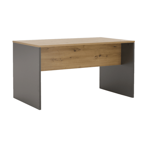 Birou PC RIOMA, grafit / stejar artisan