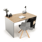 Birou PC RIOMA, grafit / stejar artisan
