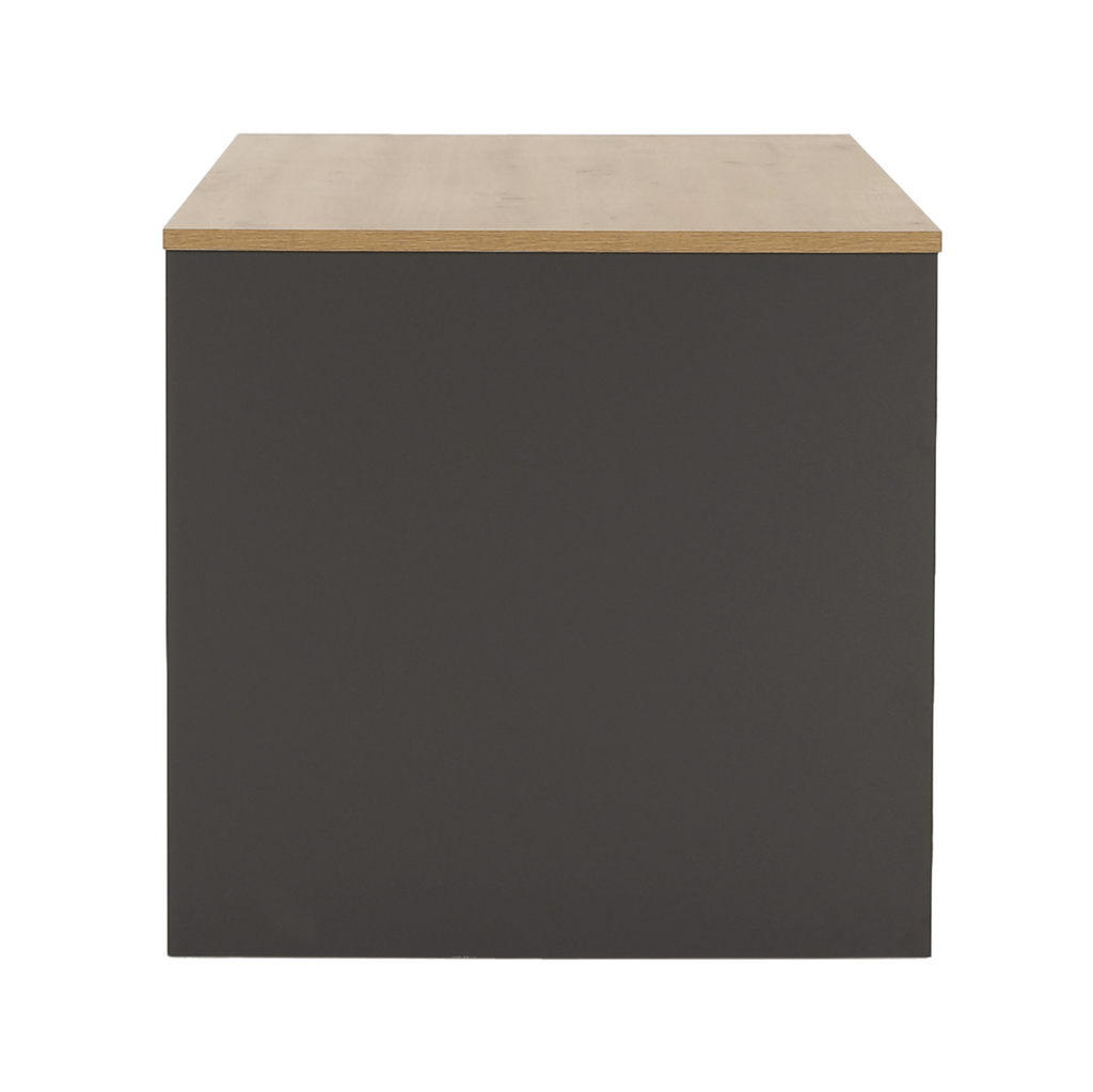 Birou PC RIOMA, grafit / stejar artisan