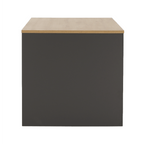 Birou PC RIOMA, grafit / stejar artisan