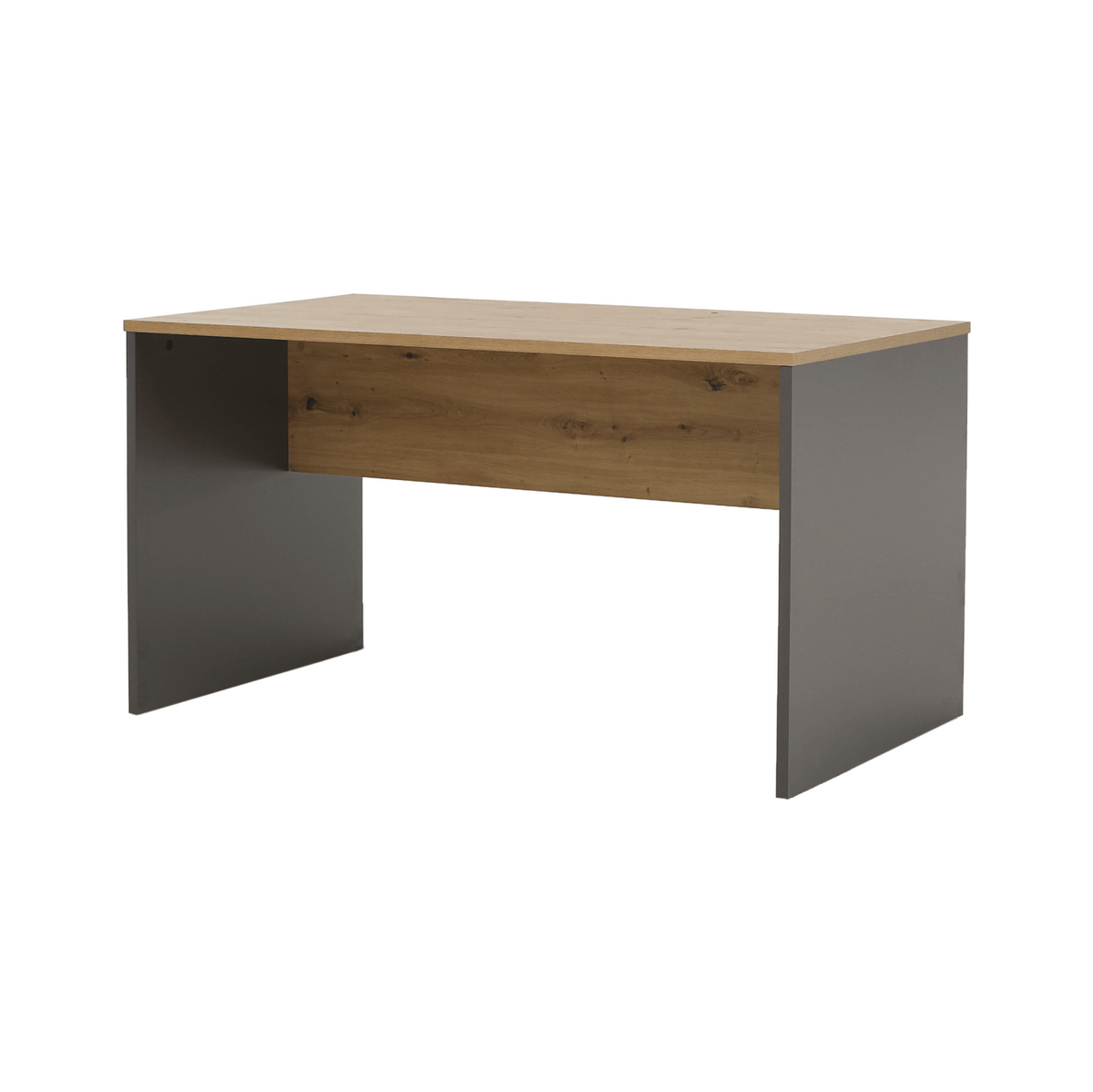 Birou PC RIOMA, grafit / stejar artisan