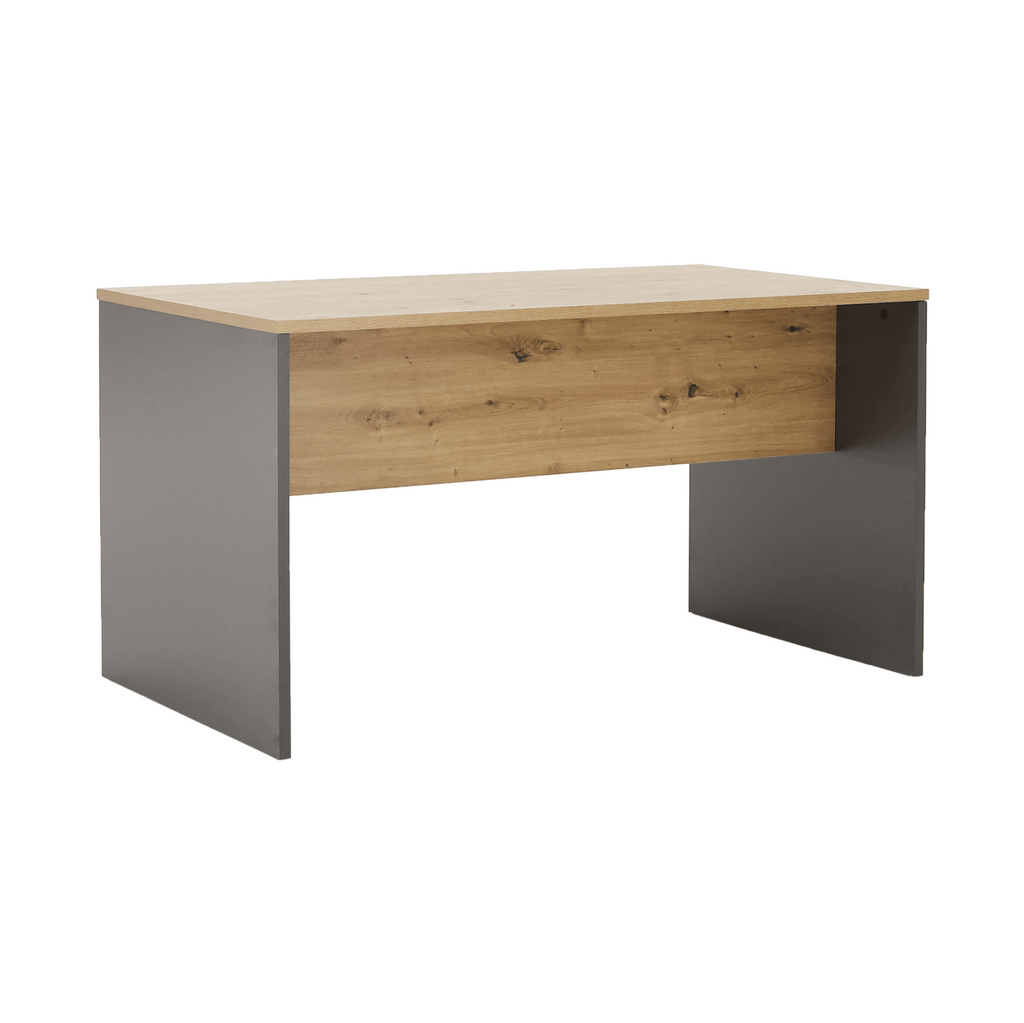 Birou PC RIOMA, grafit / stejar artisan