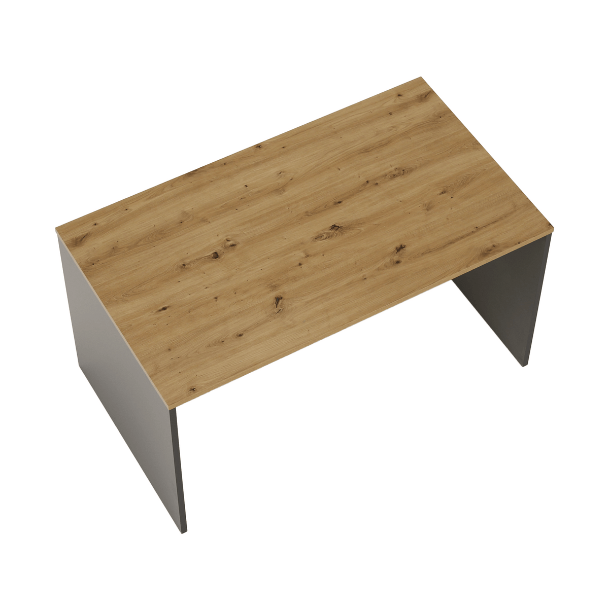 Birou PC RIOMA, grafit / stejar artisan