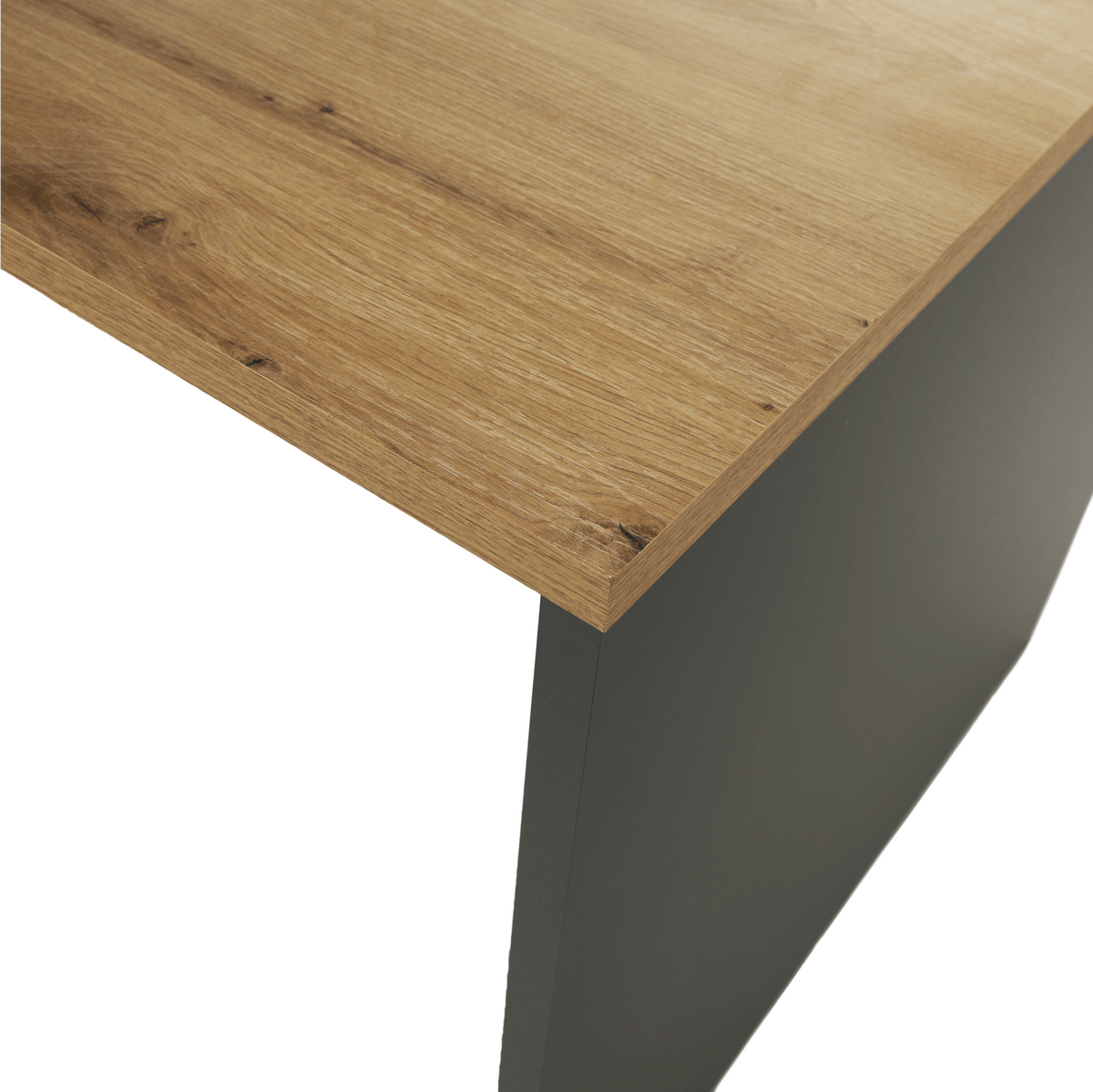 Birou PC RIOMA, grafit / stejar artisan