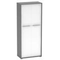Dulap cu rafturi RIOMA NEW TYP 07, grafit/alb