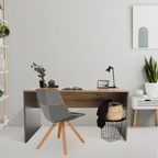 Birou PC RIOMA, grafit / stejar artisan