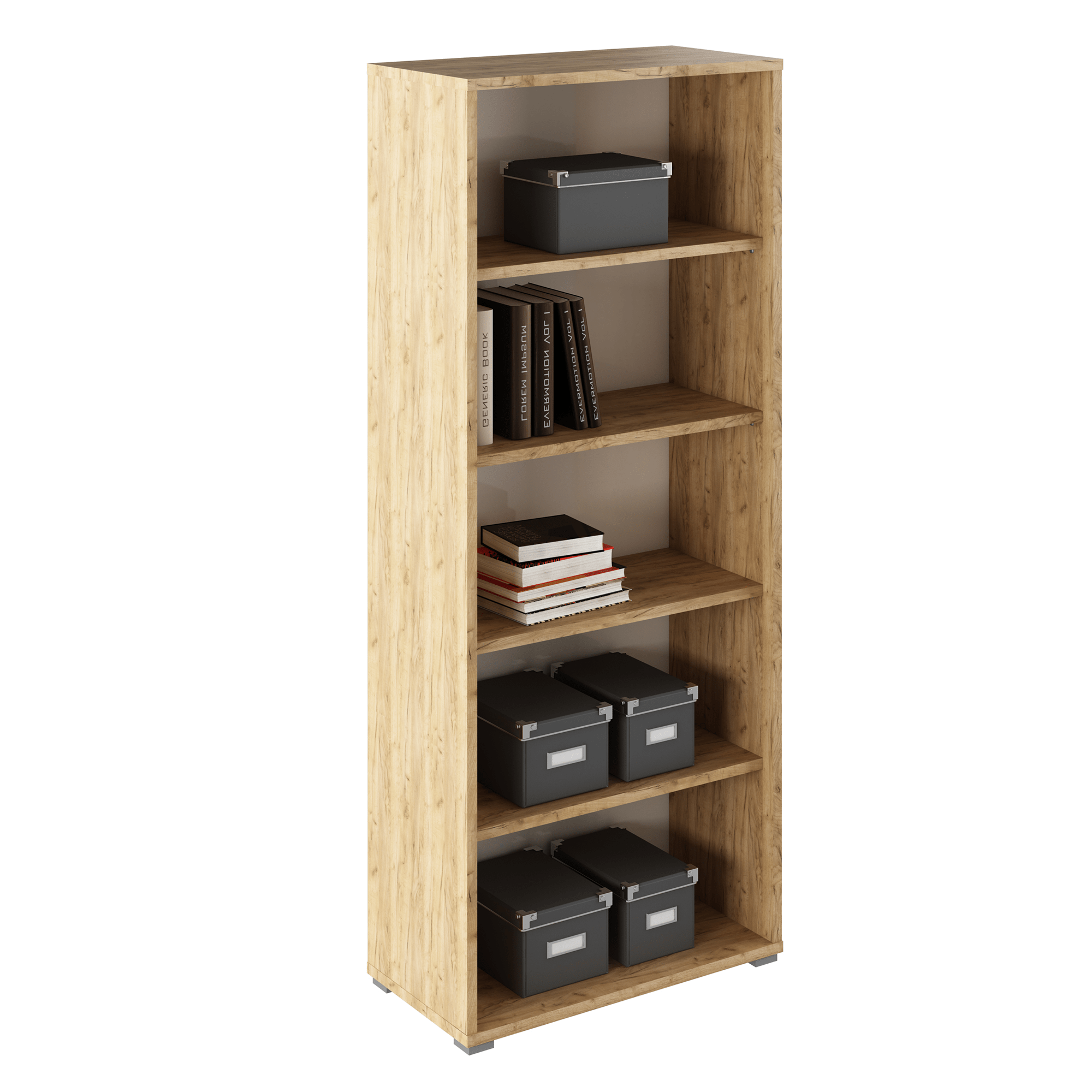 Raft deschis RIOMA TYP 03, stejar artizan/alb