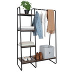 Cuier ROBYN, negru / nuc