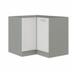 Cabinet inferior PRADO 90/90 DN BB, alb extra lucios/gri