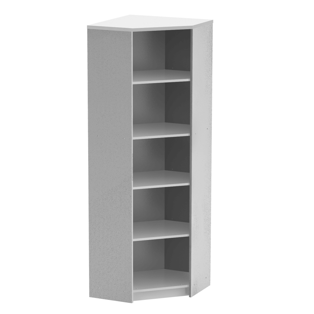 Biblioraft de colt JOHAN 2 NEW 09, alb