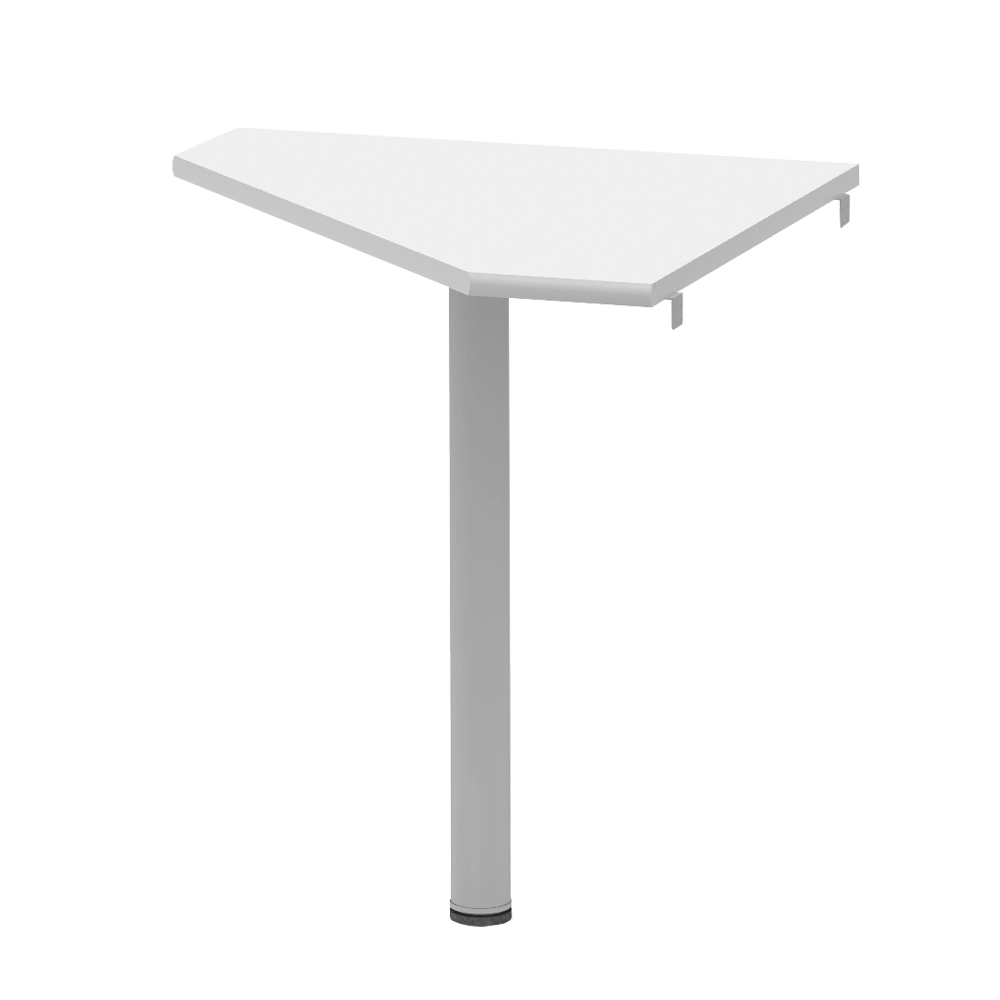 Masuta de colt JOHAN 2 NEW 06, alba/metal
