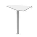 Masuta de colt JOHAN 2 NEW 06, alba/metal