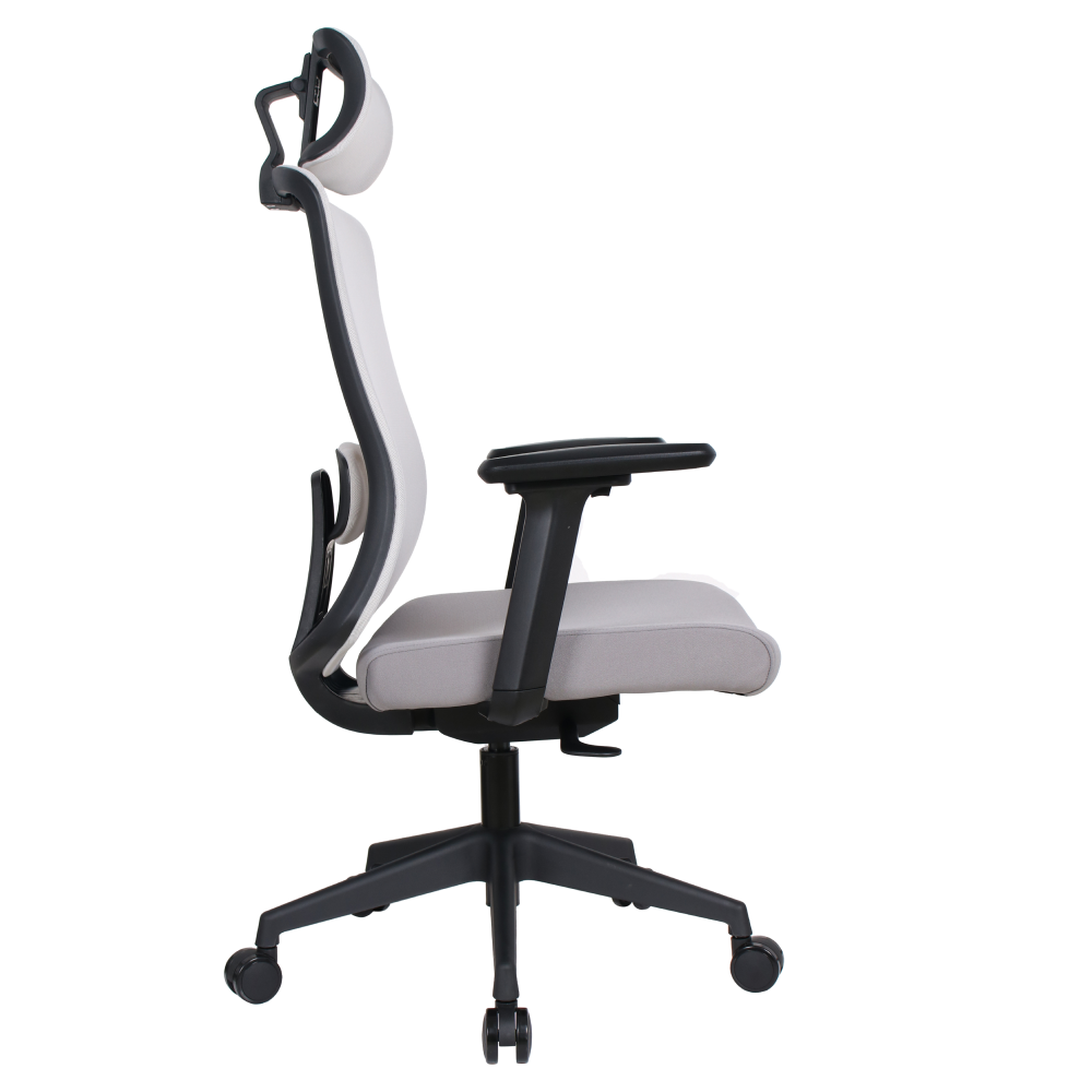 Scaun de birou, gri/negru, portanta 150 kg, ROSANO