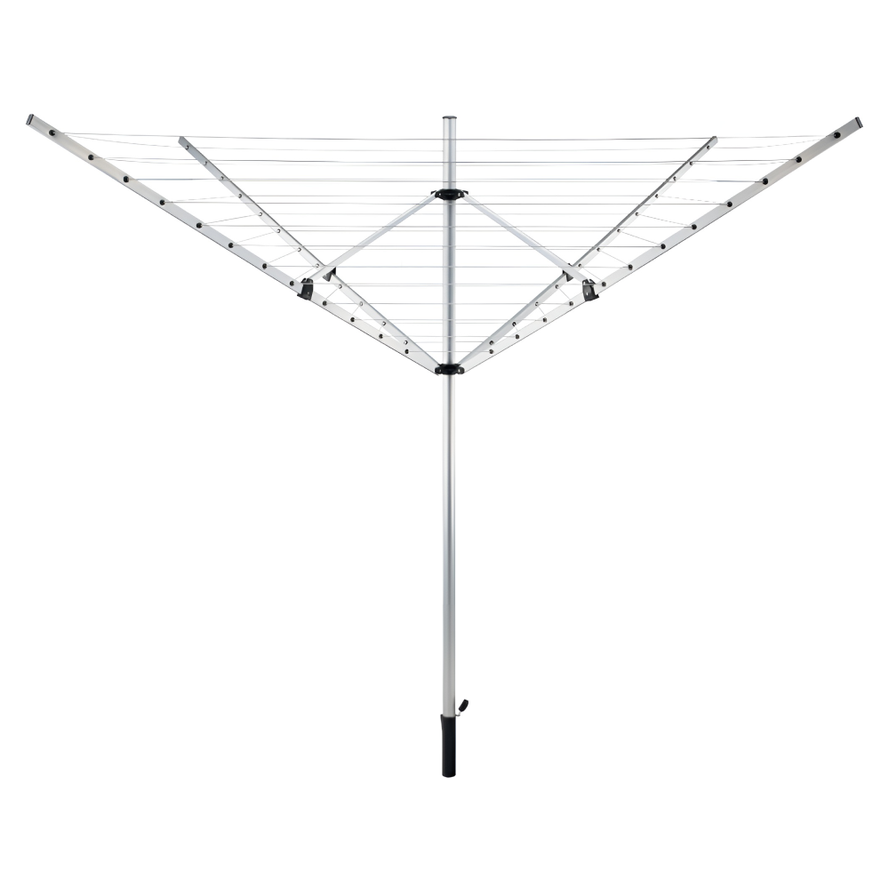 Uscator de haine de gradina ROTARY NEW TYP 1, argintiu/neagra, 50 m
