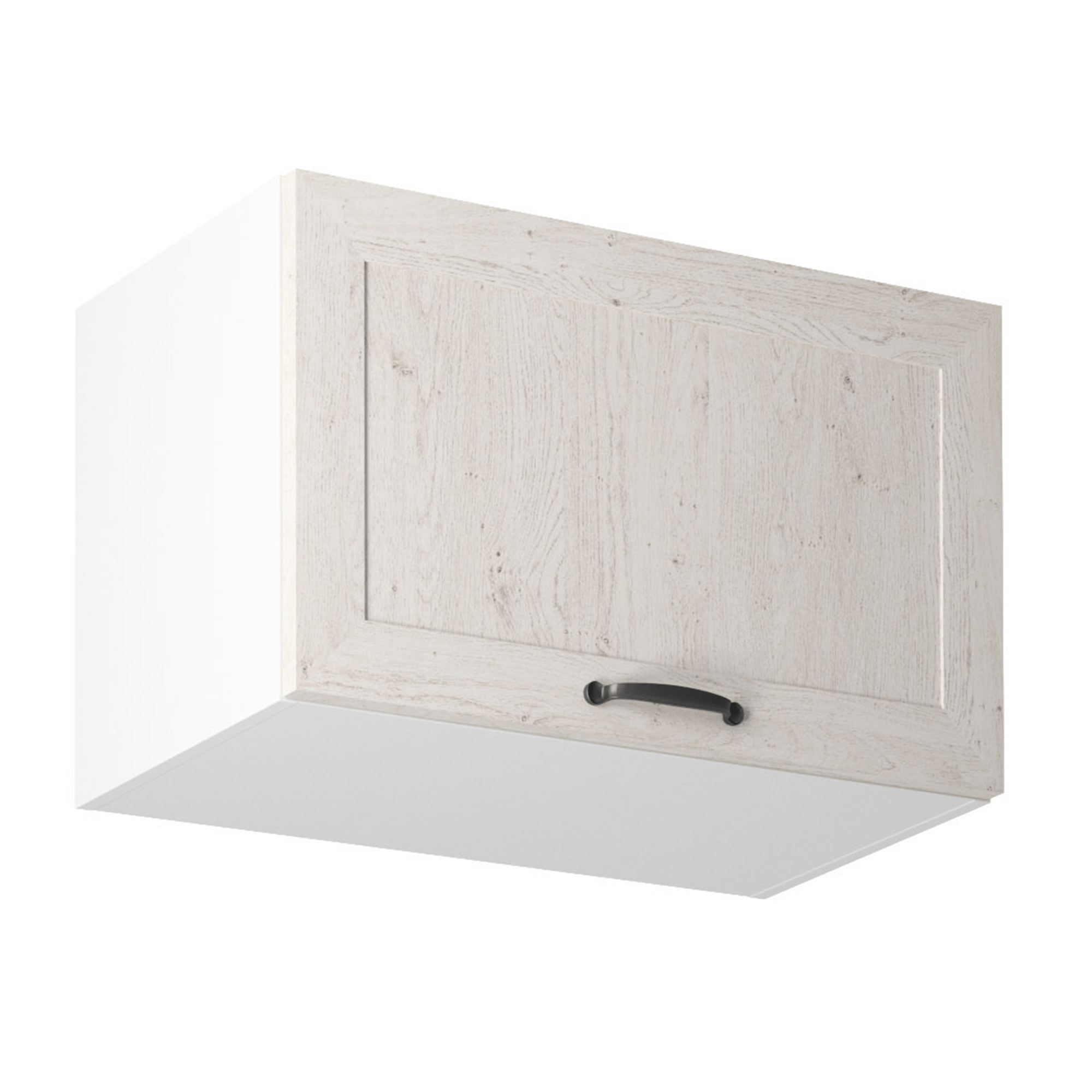 Dulap superior ROYAL G60KN, alb/pin nordic
