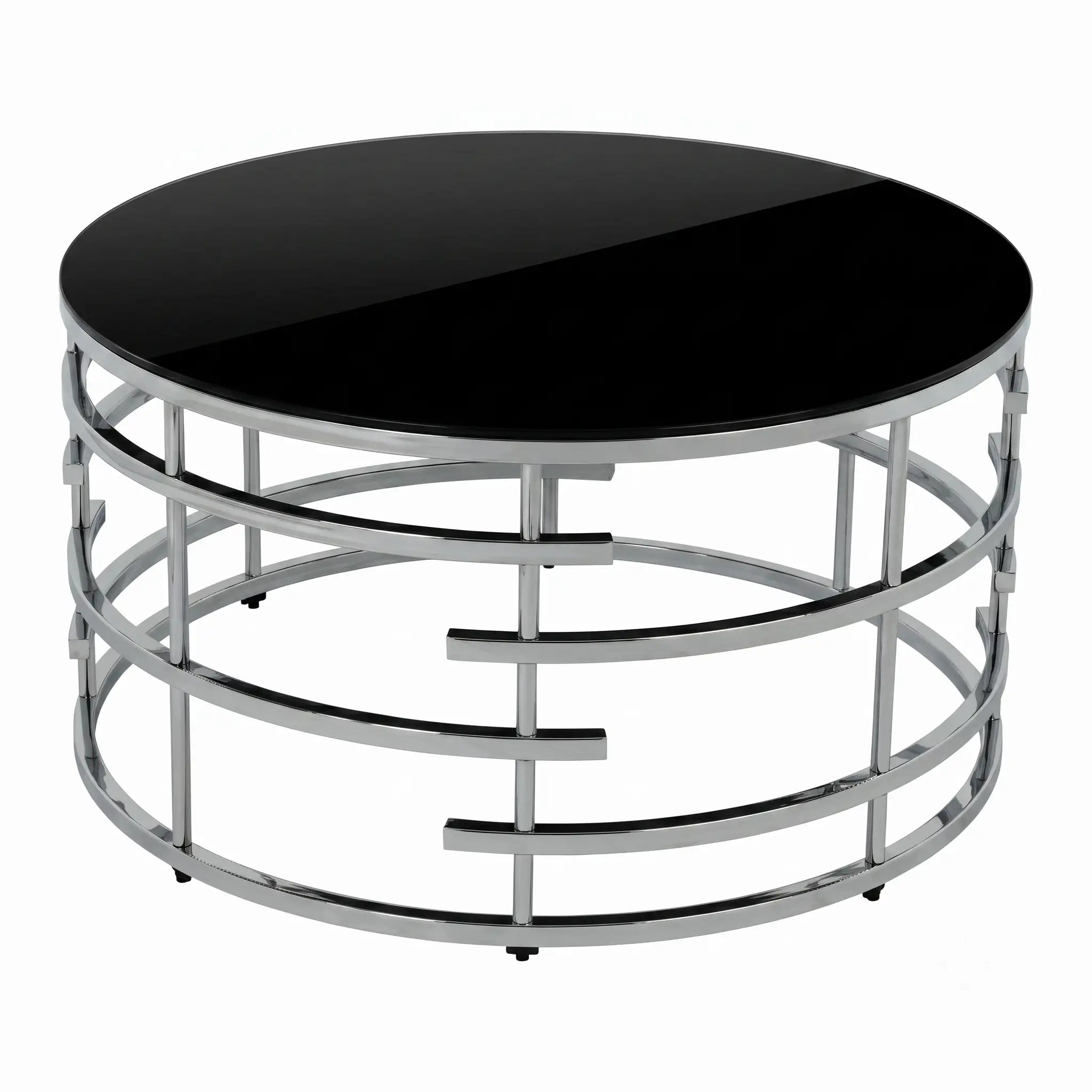 Masuta de cafea Royal Mare rotund Argintiu – Maxinova (imaginea 1)